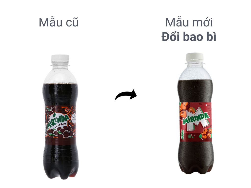 Thùng 24 chai nước ngọt Mirinda hương xá xị 390ml Thùng 24 chai nước ngọt Mirinda hương xá xị 390ml